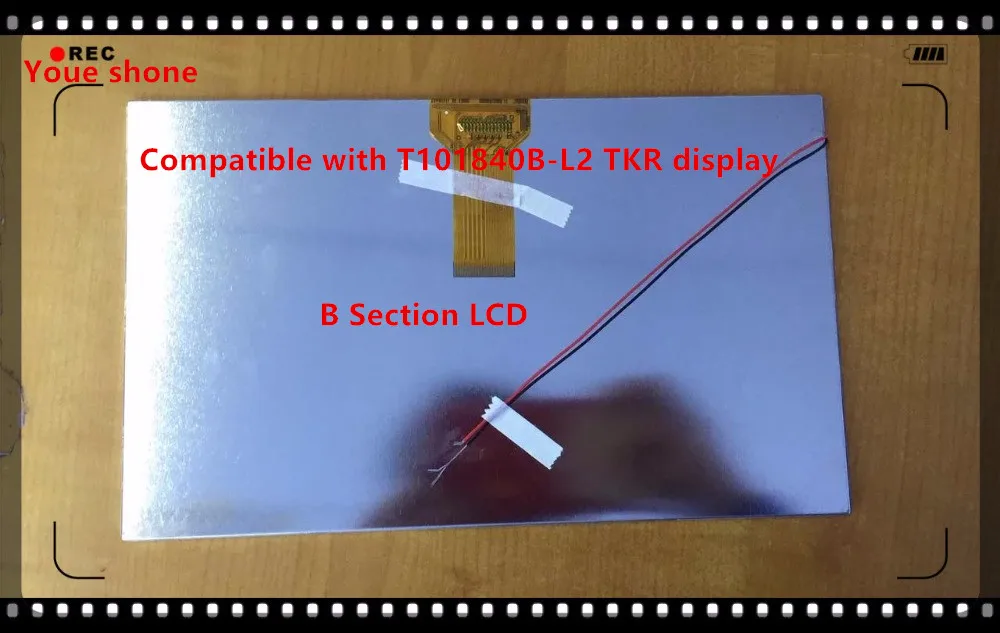 10.1 인치 40pin 대체 호환성 BF1140B40IC-V3 T101840B-L2 TKR LCD 디스플레이 화면 YLD-CEGA350-FPC-A1 터치 스크린