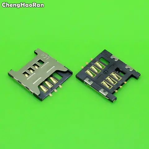ChengHaoRan SIM 카드 소켓 슬롯 홀더 트레이 교체 부품, 2-10 개, 삼성 GT E1200M E1200 I519 I939D I939i