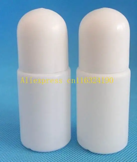 200pcs/lot Fast shipping 50ml Plastic Roll On Bottle, 50cc deodorant roll on container empty bottles