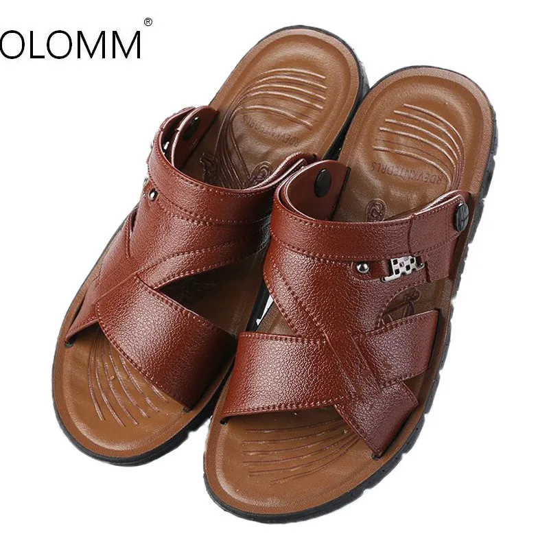 summer new sandals casual outdoor breathable non-slip wear-resistant beach drag male mens sandals summer