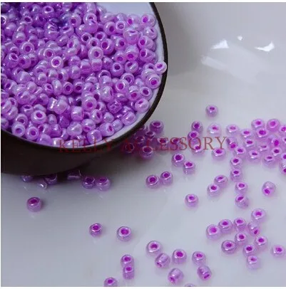 

Free Shipping Wholesale 450g Mini Pearly Lustre Purple Seed Beads Glass Beads Combination For DIY And Decoration Accessories