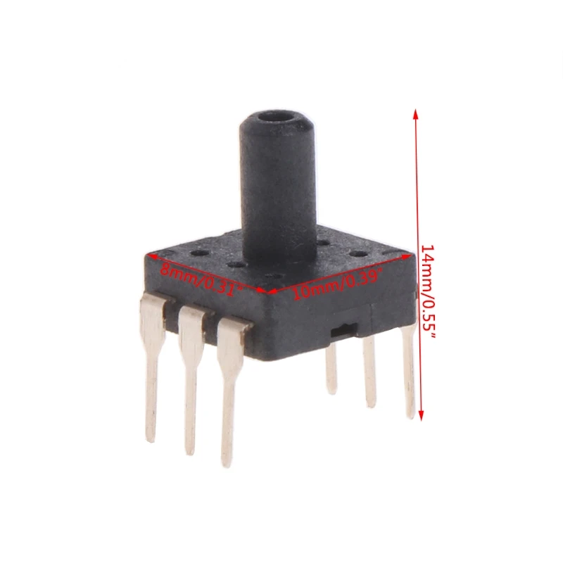 OOTDTY-esfigmomanómetro de MPS20N0040D-D, Sensor de presión 0-40kPa DIP-6 para Arduino Raspb