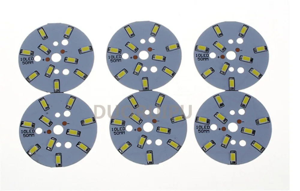 Imagem -03 - Lâmpada Led Cob Chip Module Painel de Lâmpada Placa Branco Quente Branco Lâmpadas 500600lm Projectores 5w Smd5730 10 Pcs