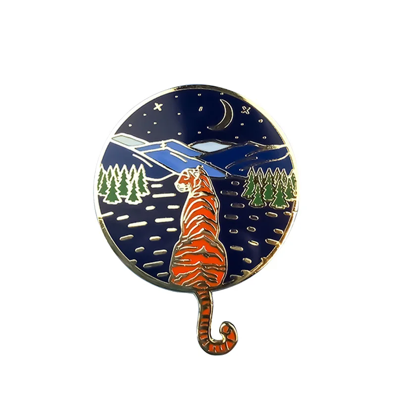 Tiger Enamel Pin