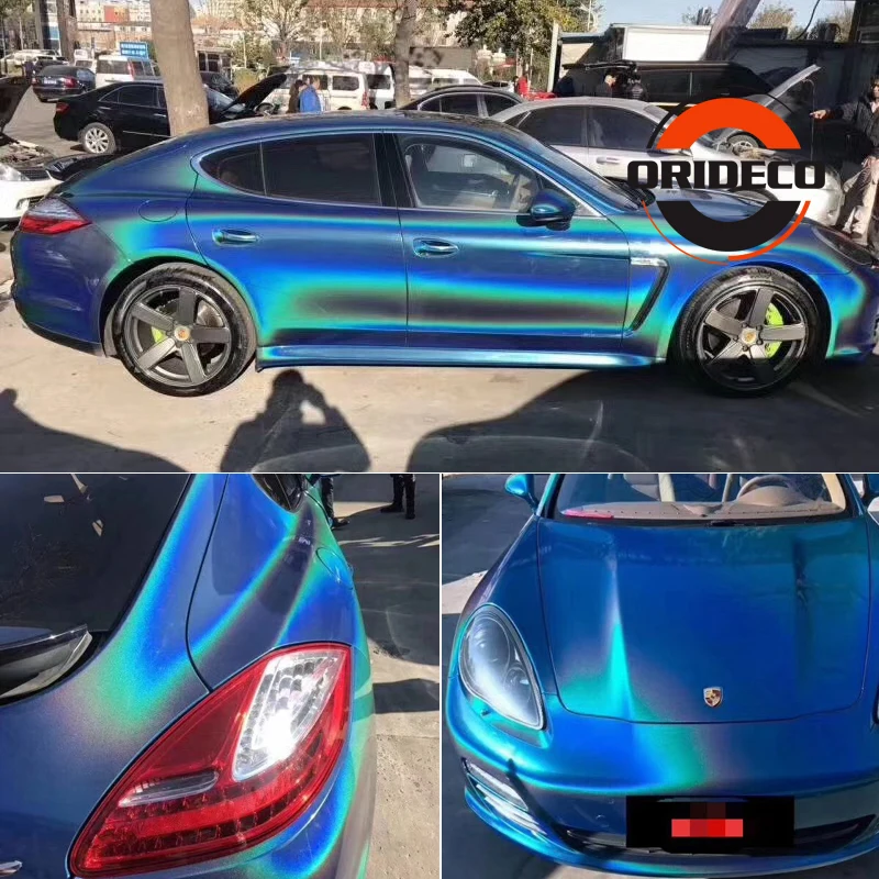 

Car Styling Wrap Laser blue Car Vinyl film Body Sticker Car sticker With Air Free Bubble For Motorcycle Car Tuning Parts