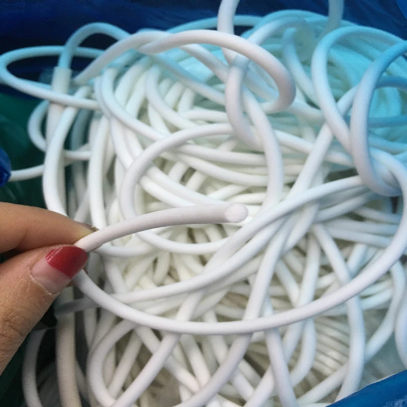 Silicone Sponge Cord, 6mm Diameter 10Meters Length silicone foam rod silicone foam cord, white color