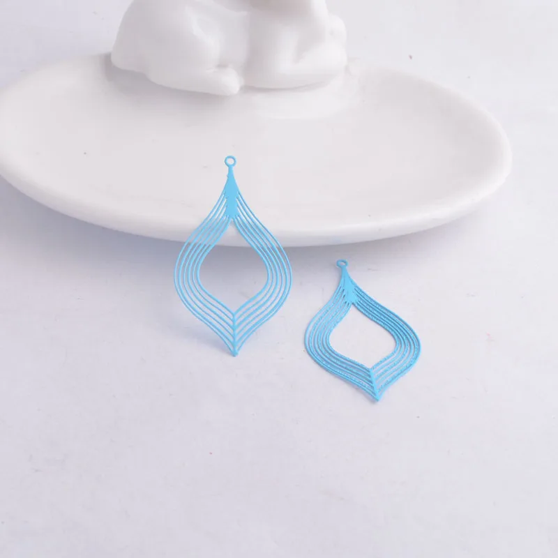 50 Stück AB4426 22*39mm Linienförmige Anhänger Filigran-Artikel Anhänger DIY Schmuckteile – Detail 8