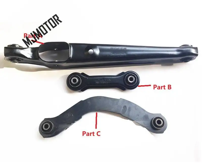 

3 models of Rear Suspension Control Arm assy. / track rod lever For Chinese CHERY A5 E5 G3 Auto car motor Part A21-2919410