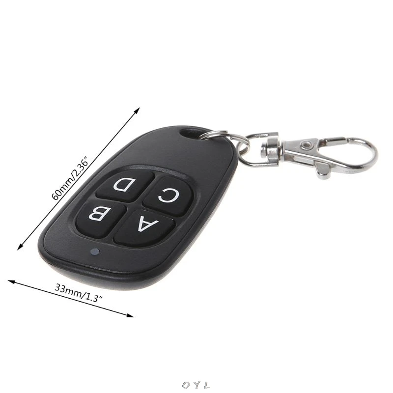 Remote Control 433MHz 315MHz Cloning Duplicator Wireless 4 Keys Universal Waterproof Handle Garage Gate Electric Door Key Fob