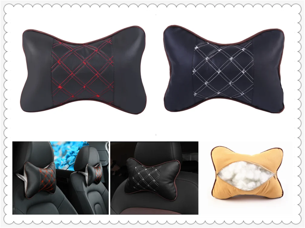 Auto safety pillow car headrest breathing seat head rest cushion for BMW E46 E39 E38 E90 E60 E36 F30 F30