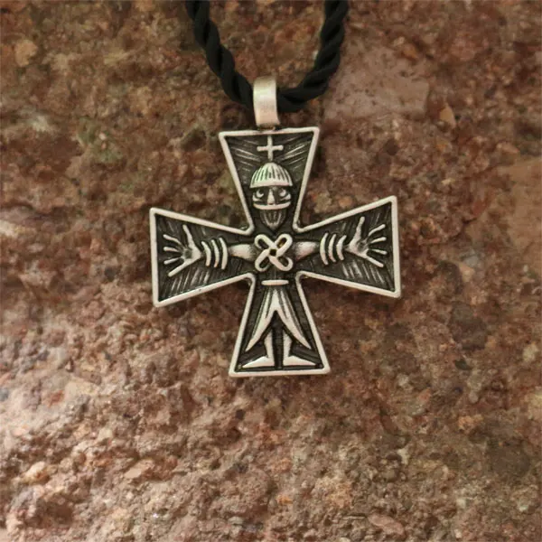 1pcs wholesale cross pagan pendant men Crucifix necklace combining Germanic and Byzantine forms century Scandinavian necklace