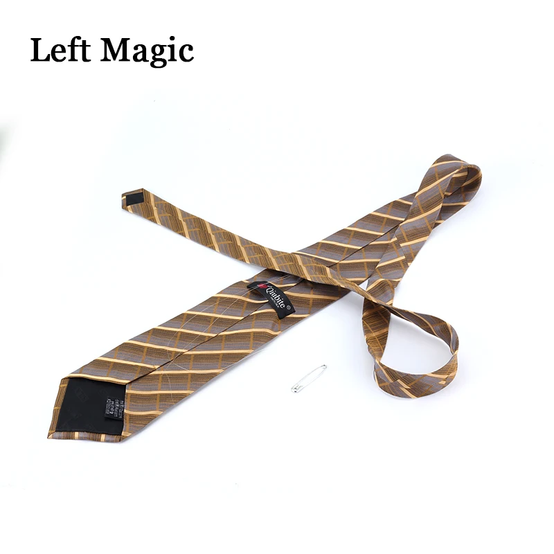 1 PCS The Magic Tie Magic Trick Deluxe Comedy Pop Up Neck Tie Rising Magic Trick Clown Joke Gag Men Gimmick Prop G8139