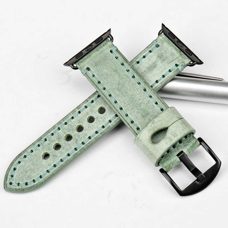 Special Leather Watchband For Apple Watch Band 45mm 41mm 44mm 40mm 42mm 38mm Series 7 6 SE 5 4 3 2 iWatch Strap