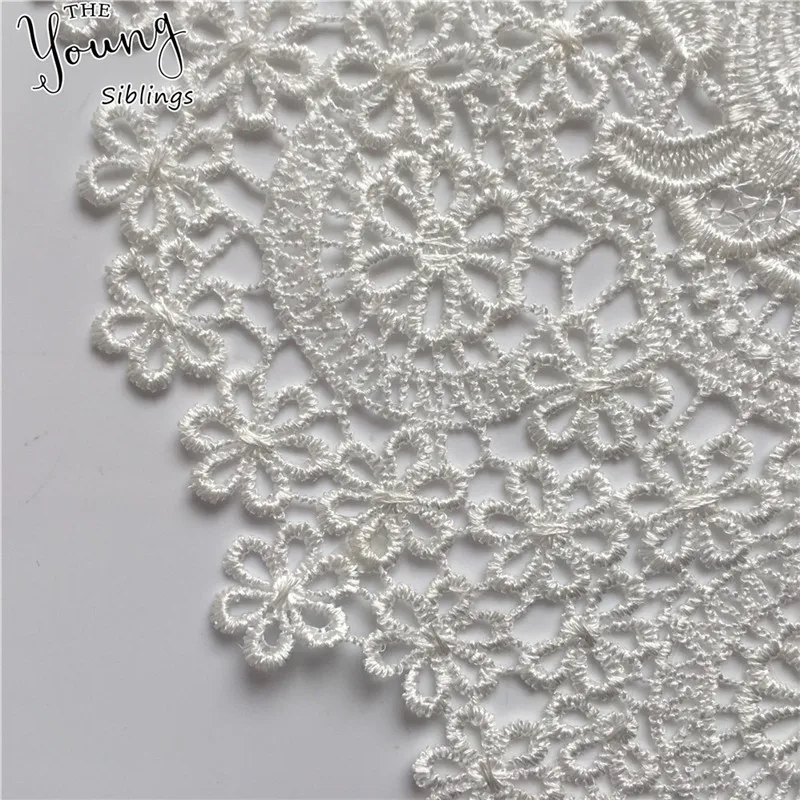 New arrive White Lace Collar Embroidery Applique Neckline Lace Collar Embellishments Trims Wedding Dress Accessories YL1762