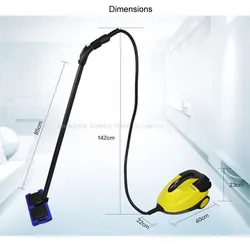 Máquina de fregado a vapor de alta temperatura, Limpiador de vapor de alta presión para el hogar y el coche