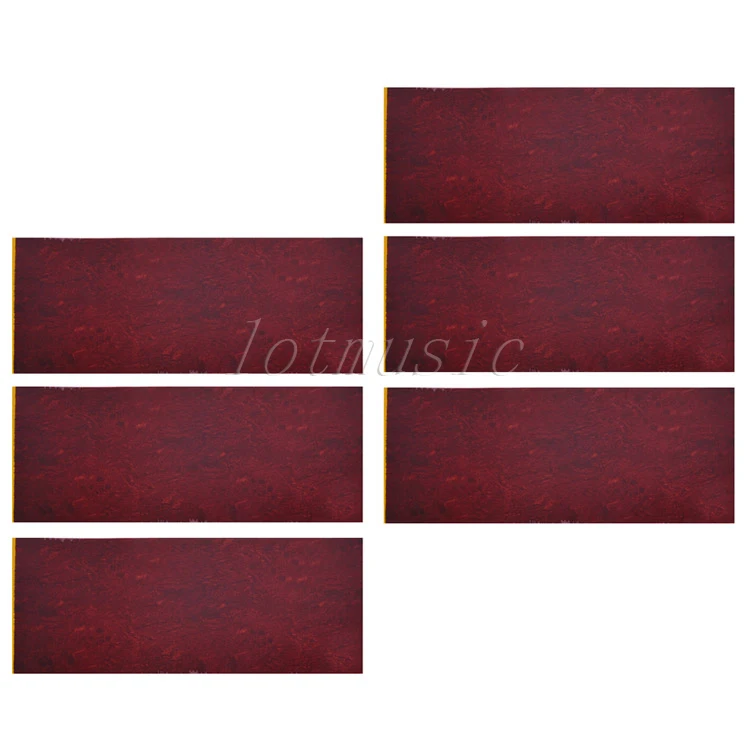 6pcs 18*46cm Adhesive Acoustic Pickguard Material Scratch Plate Soft