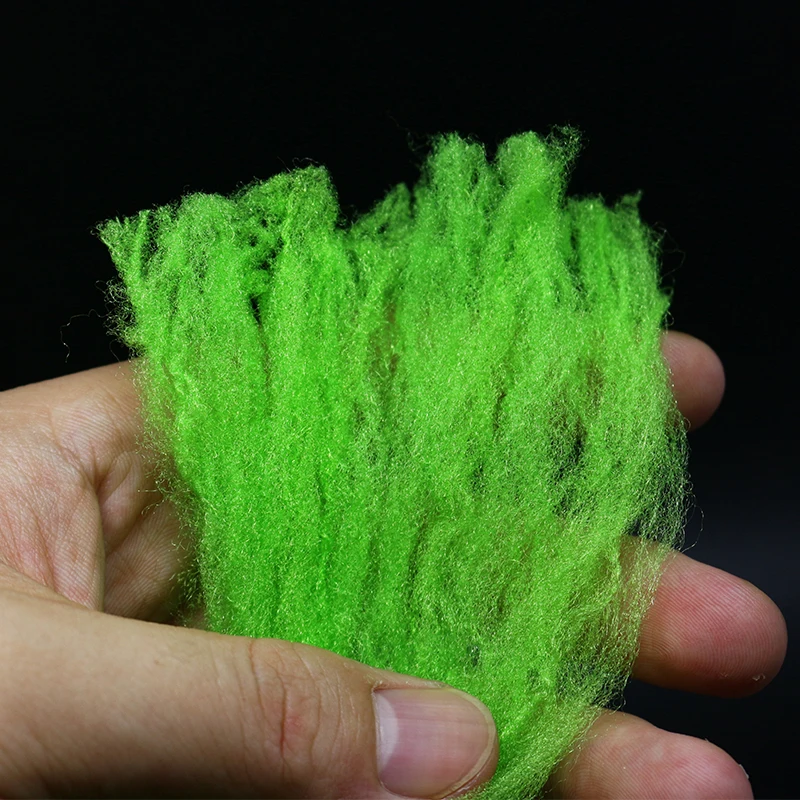 8 optional colors fly tying Para Post Wings fiber Polypropylene Floating Yarn 40cm/bundle dry fly parachute wings tying material