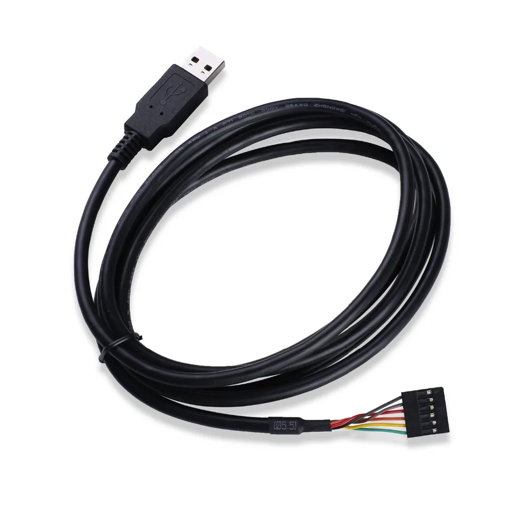 TTL-232R-3V3 USB to TTL Serial Cable Adapter FTDI Chipset FT232 USB to 3.3v 5v TTL UART Serial RS232 Download Cable