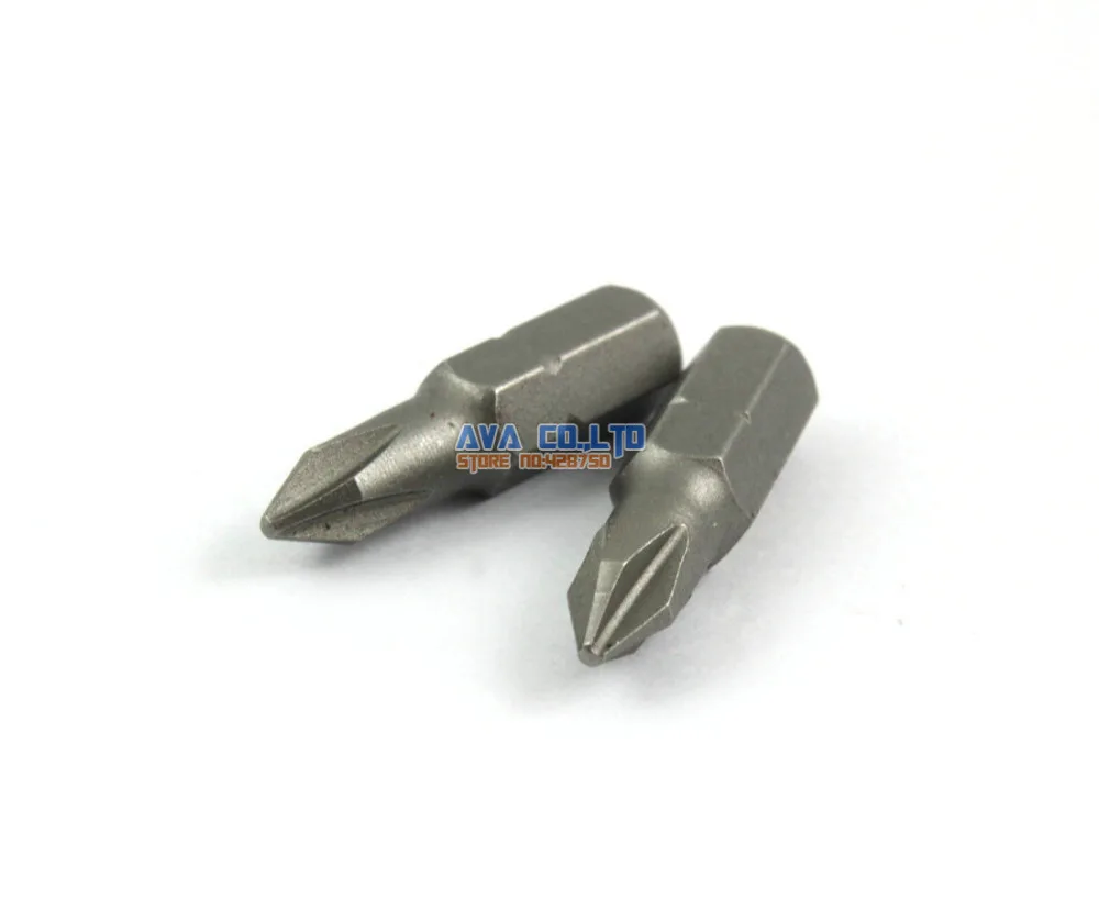 

20 Pieces Magnetic Phillips Screwdriver Bit S2 Steel 1/4" Hex Shank 25mm Long PH1 Tip (25mm x PH1)