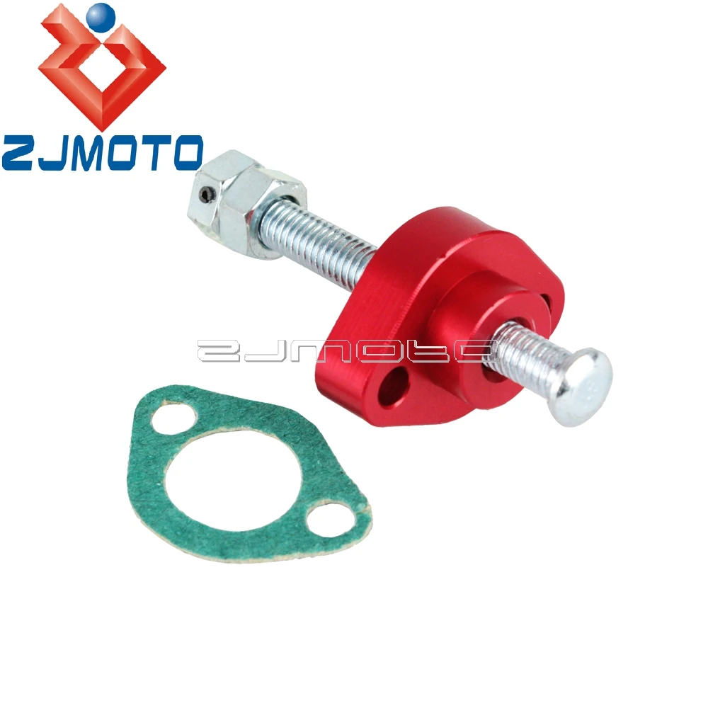 ZJMOTO Red For HONDA 99-06 CBR 600F4/F4I 98-05 VTR 1000 Super Hawk Street Racing Manual Cam Timing Chain Tensioner