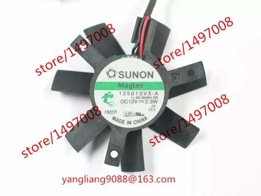 

SUNON 125010VX-A 11.MS.B2484.GN DC 12V 2.3W Server Cooling Fan