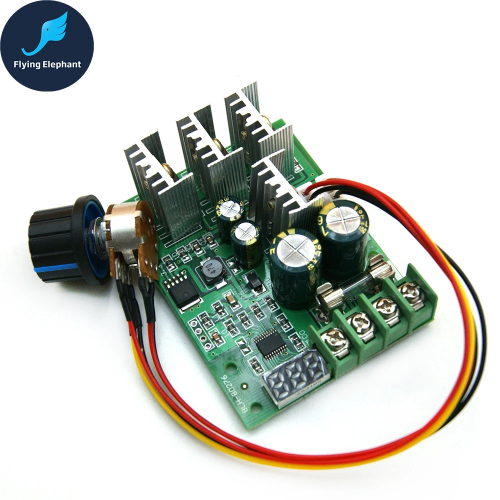PWM DC 6-60V Motor Speed Control Speed Regulator 30A 6V 12V 24V 48V Digital Display Dimmer Current Module Clearance Price