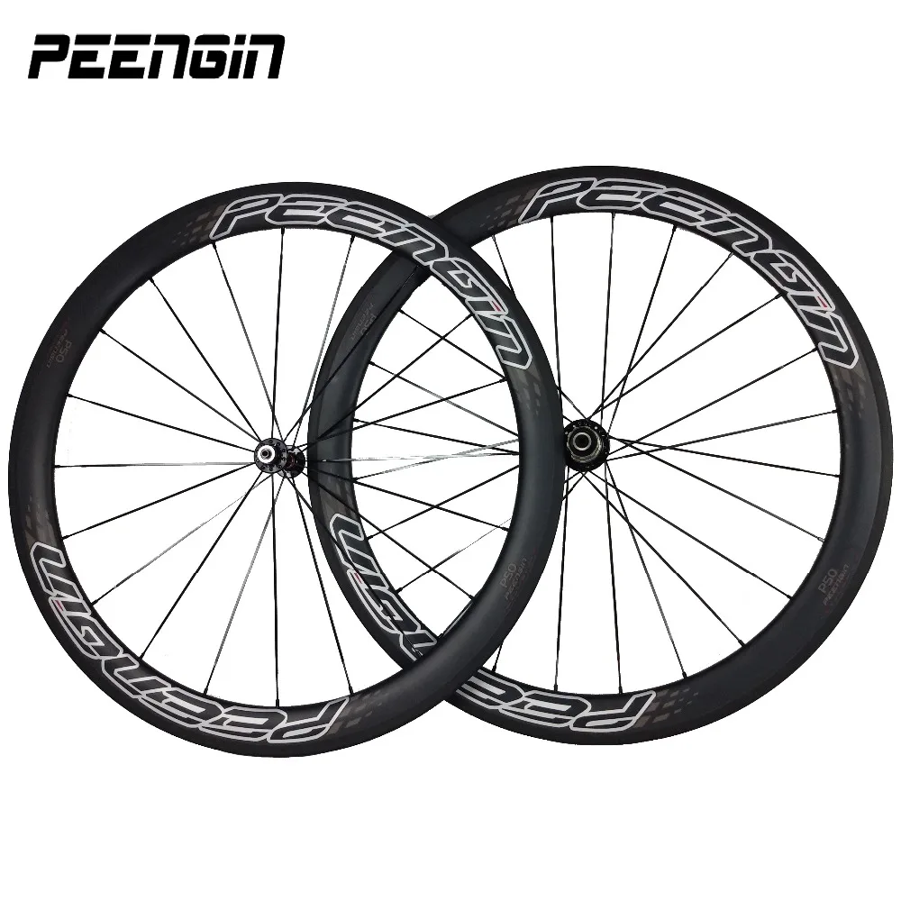 New Tech Full Carbon UD Light Weight Road OEM Wheelsets 50mm Wheels 25Mm Width U Shape Tubular Upgrade Your Bike Component Onine