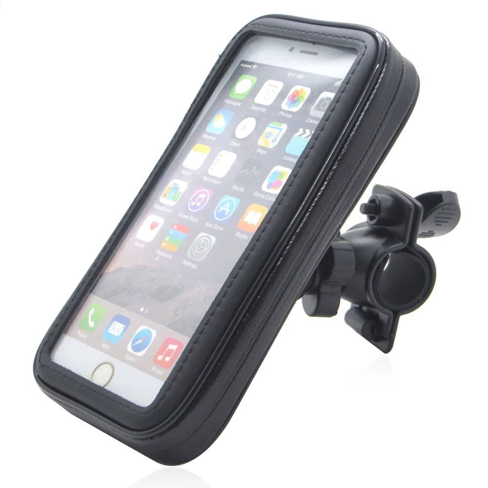 4.0inch/4.7inch/5.5inch Waterproof Mobile Phone Bike Case Bag Bicycle Handlebar Mount Holder Case for iPhone Samsung Huawei