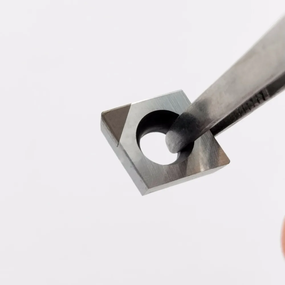 2Pcs CCGT09T304 Pcd CCGT09T304 Cbn Draaibank Snijgereedschap Carbide Mes Draaien Inserts Diamant Inserts Carbide Frezen Inserts