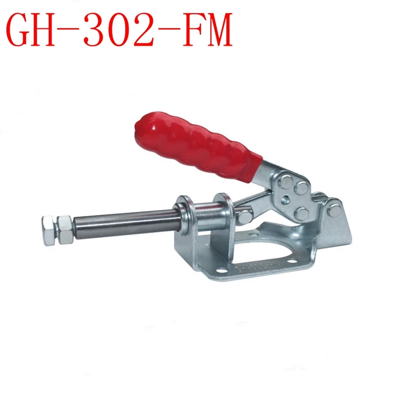 GH-302-FM toggle Clamp Quick Release Tool 32mm Plunger Stroke Push Pull 136KG Holding Capacity Fixture toggle Clamps