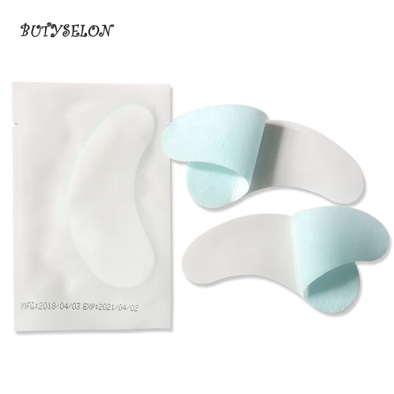 50 Pairs Under Eye Pads New Design Eye Gel Patches Lint Free Eyelash Pad for Lash Extensions Beauty Eyes Makeup Tools