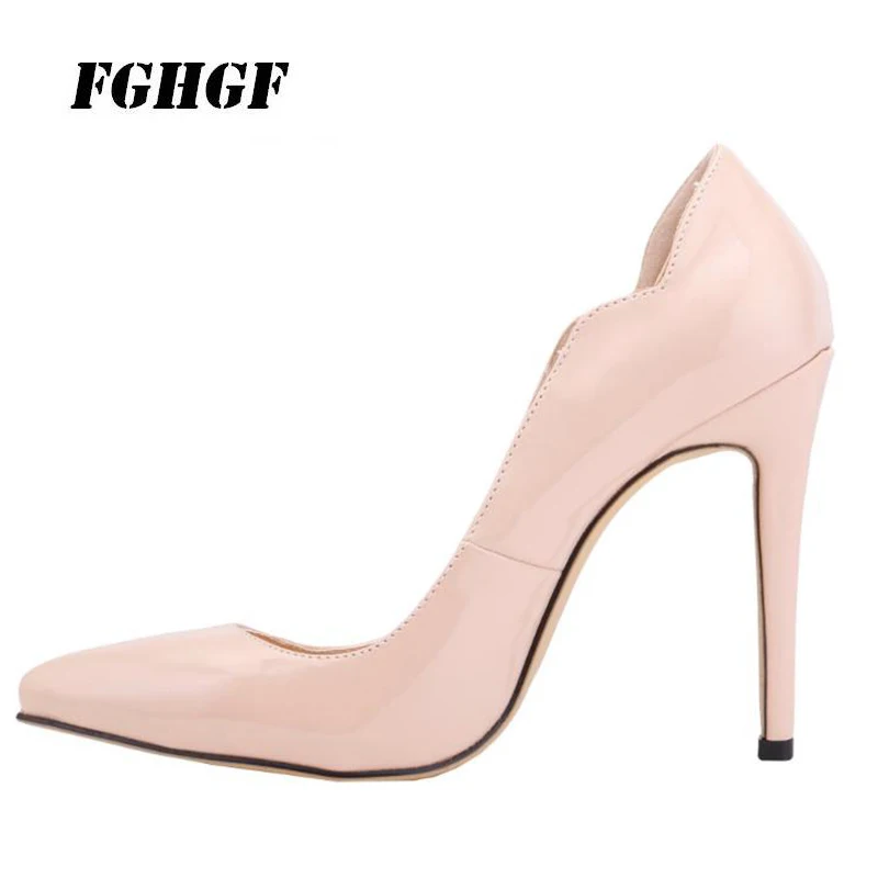 2019 New Women Pumps Fashion High Heels Shoes Black Pink Yellow Shoes Women Bridal Wedding Shoes Ladies