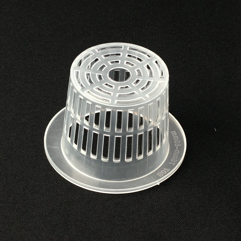 

60pcs Dia55mm High Seedlings Hydroponics System Pots Vegetables Planting Nursery Basket Plastic Garden Pots Aeroponics Net Pot