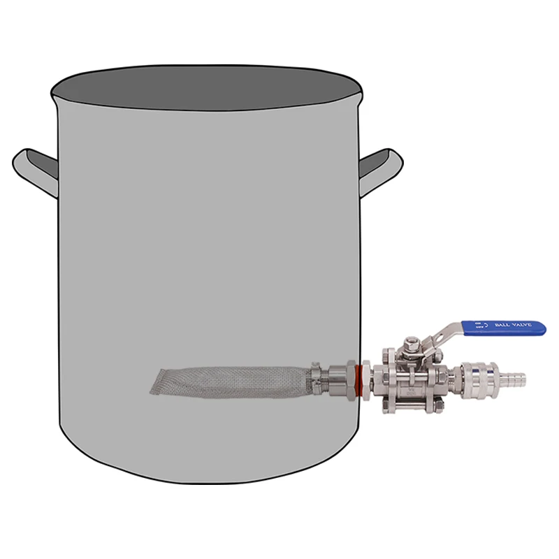 Homebrew Weldless Kettle/Keg Convert Kit Quick Disconnect w/ 6\