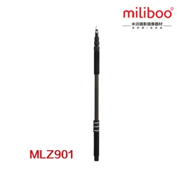 miliboo 300cm/9.9ft  Microphone Boom Carbon Fiber Lightweight Telescoping Micro Boom Pole Holder Mount Stand Interview Filming