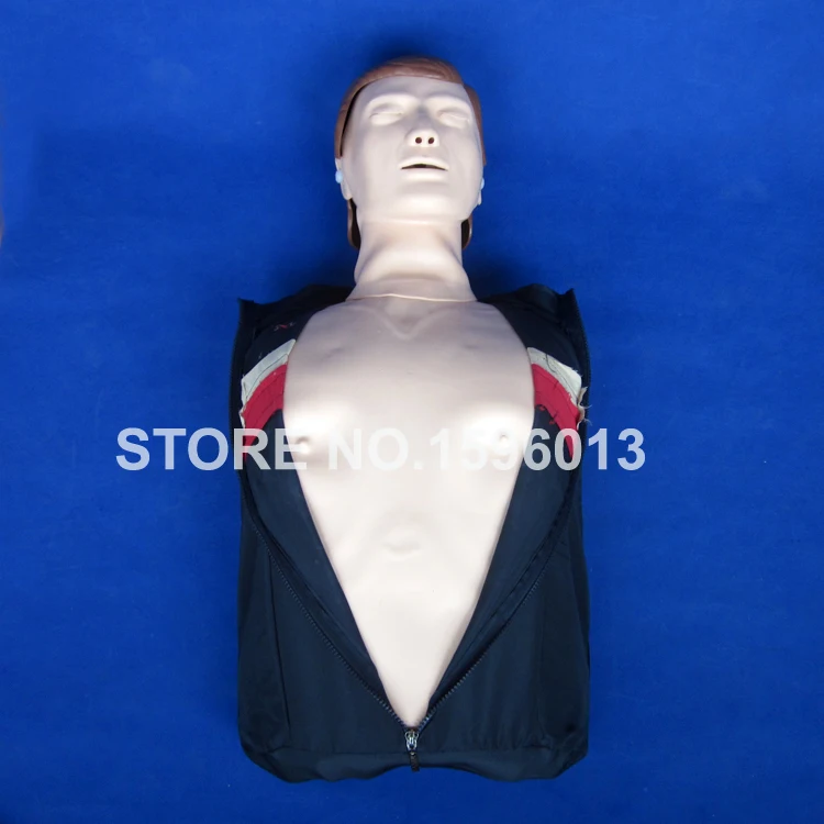 

Half-Body CPR Training Manikin Simulator, Adult First aid Model