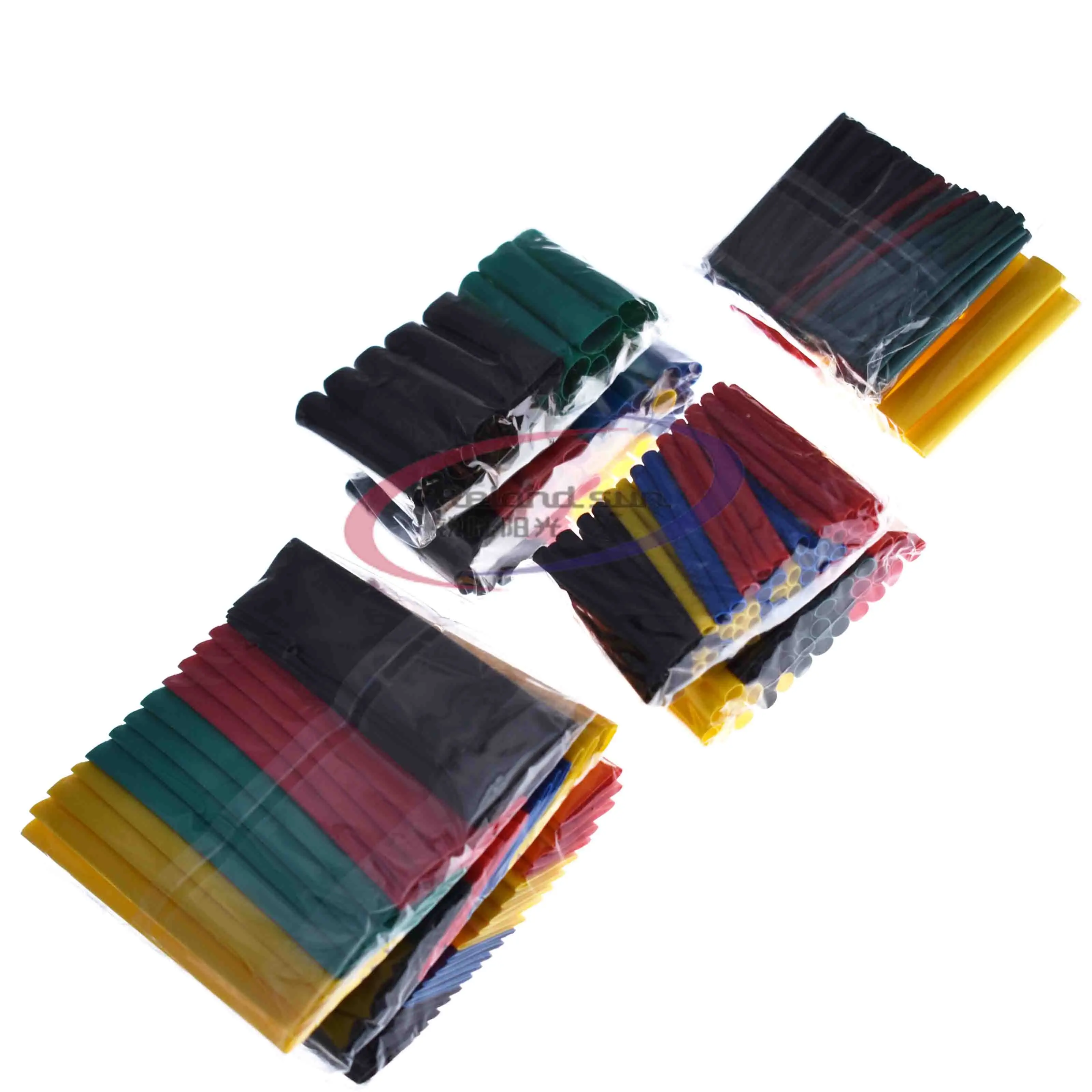 1set 328Pcs Polyolefin Car Electrical Cable Tube kits Heat Shrink Tube Tubing Sleeve Wrap Wire Assorted 8 Sizes Mixed Color