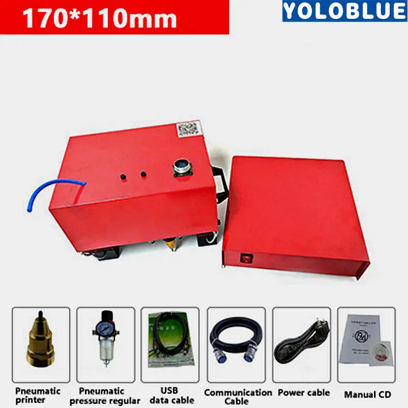 Portable Marking Machine For VIN Code Pneumatic Dot Peen Marking Machine (170*110mm) chassis number 220V/110V