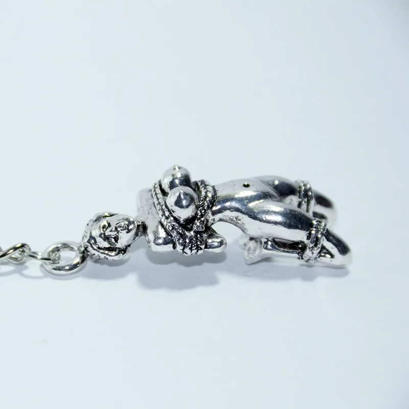 

New Retro Accessories Key Chain Sexy Japanese Geisha Dolls Fun Pendant Jewelry Body Art Car Keychain