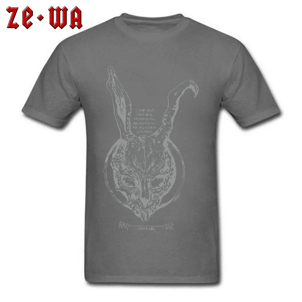 T-shirt Donnie Darko T Shirt Men Black Tshirt Suspicion Science Fiction Tops Tees Tony Vintage Cotton Streetwear Thriller Movie