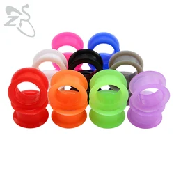 3-25mm Silicone Ear Tunnels Piercing Jewelry Ear Expander Piercing Plug and Tunnels 3mm Stretchers kit Ear Gauges Body Jewelry