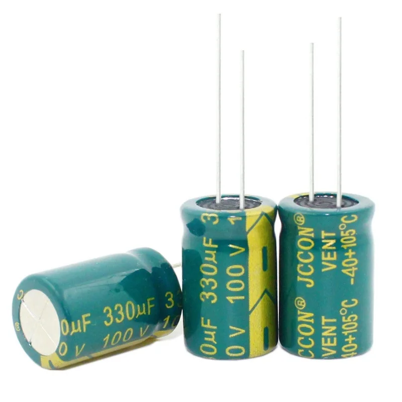 500pcs~50pcs/lot 100V330UF 330UF 100V  high-frequency crystal Electrolytic Capacitors volume: 13*21MM  best quality New origina