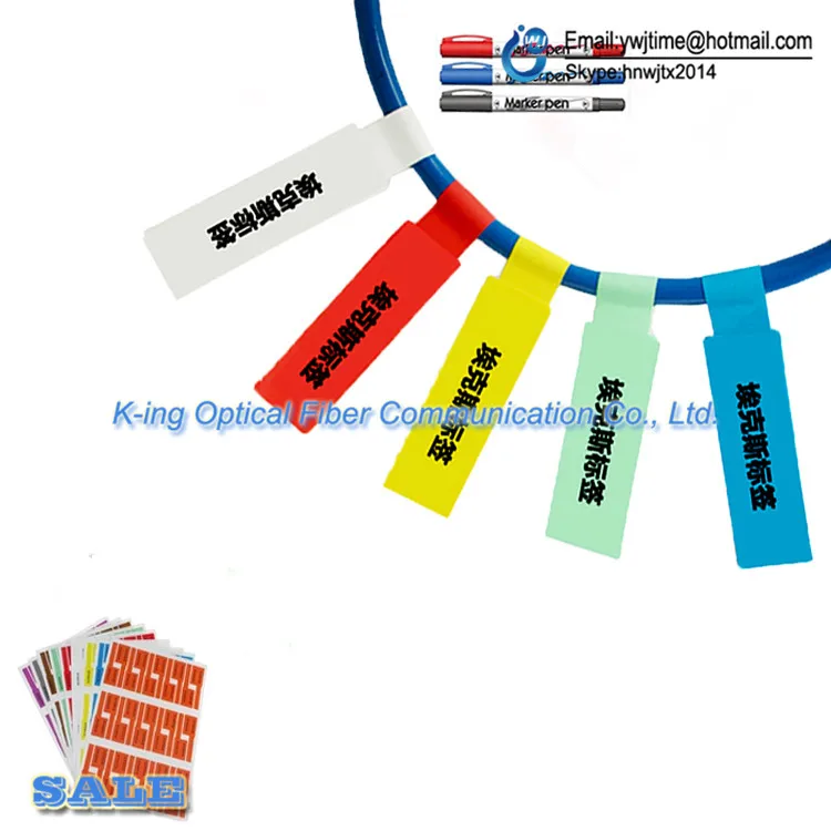 FTTH Fiber Optic Tool Network Cable Labels Sticker 900 Pieces 30 PCS A4 Size Color Blank Label Waterproof Tearproof oilproof