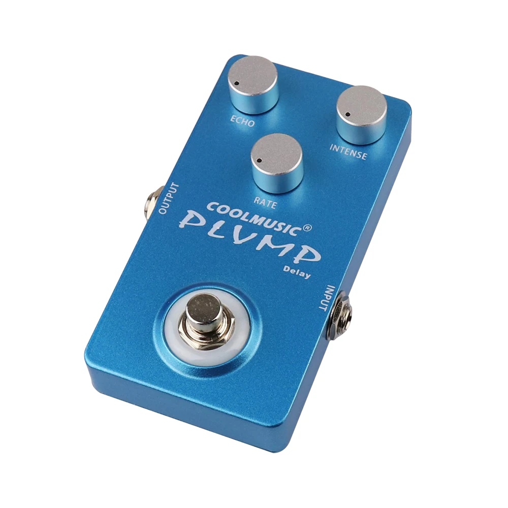 Bass Electric Guitar Delay Pedal Plump Effect True Bypass Coolmusic Full Metal Shell Musical Instrument Professional Accessories