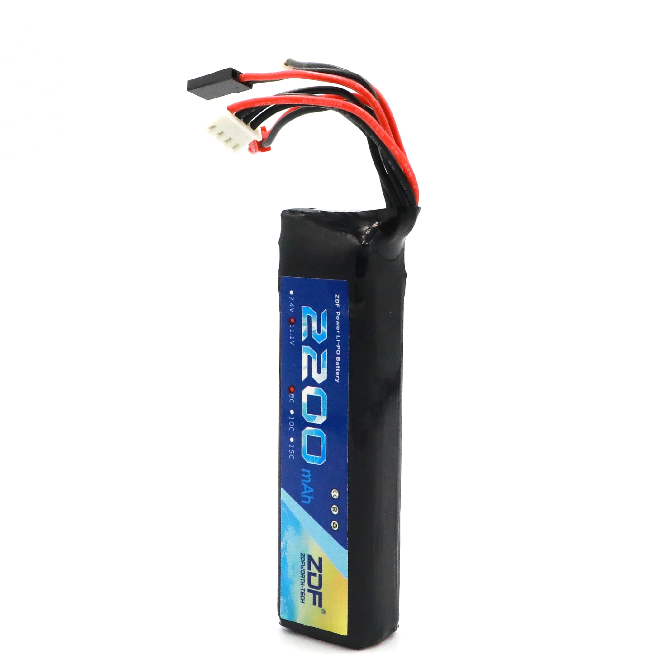 ZDF 3S Lipo Battery 11.1V 2200mAh 8C RC Parts JST SM 2Pin 4Pin AKKU Bateria For RC Transmitter Receiver Rechargeable Accessories