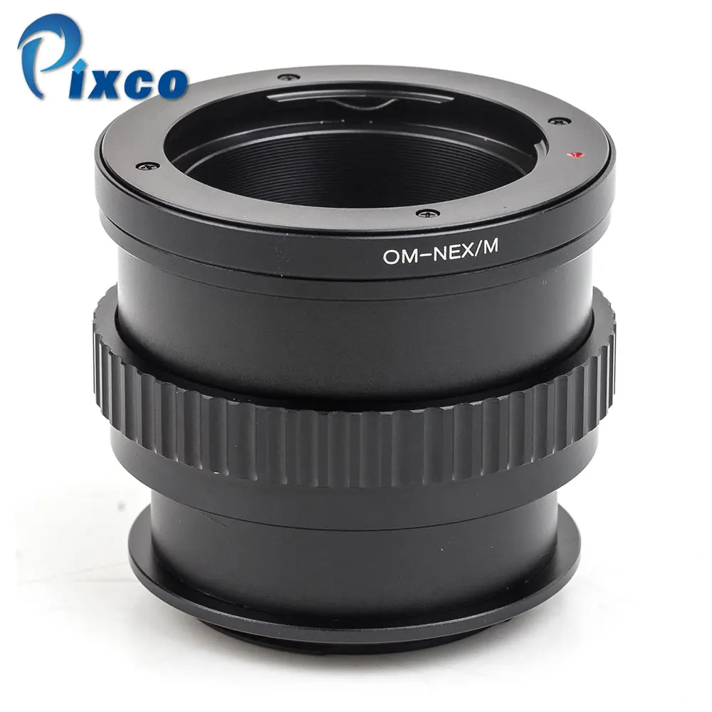 

Pixco OM-NEX Adjustable Macro to Infinity Lens Adapter Suit For Olympus OM Lens to suit for Sony E Mount NEX Camera