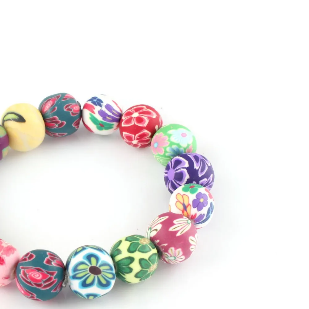 Hot new wholesale polymer clay beads bracelets Handmade don't fade ethnic jewelry unique handmade polymer Bracelet