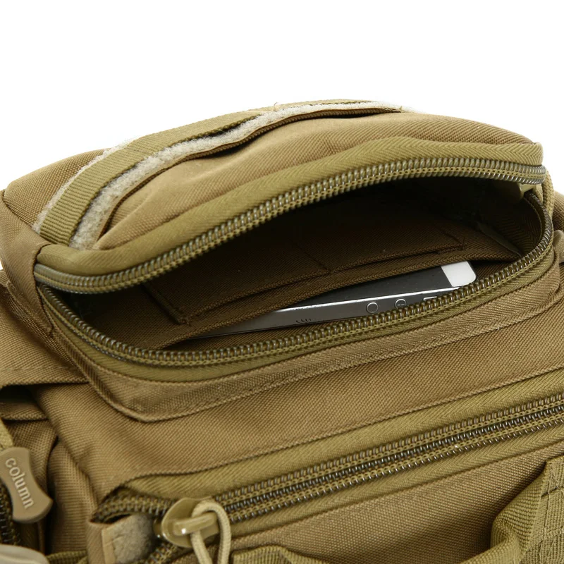 Men Waist Bag 1000D Nylon Waterproof Fanny Pack Belt Hip Bum Sling Chest Bags Daypack Military Travel Assault Molle Bag