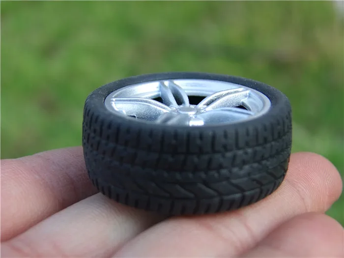 1pcs K345 38mm Diameter Rubber Toy Car Tire Wheels DIY Toys Parts