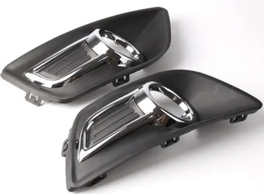 Left Right Chrome Front Bumper Fog Lamp Light Cover Fog Light Cover Fits Citroen C4  2008 2009 2010 2011